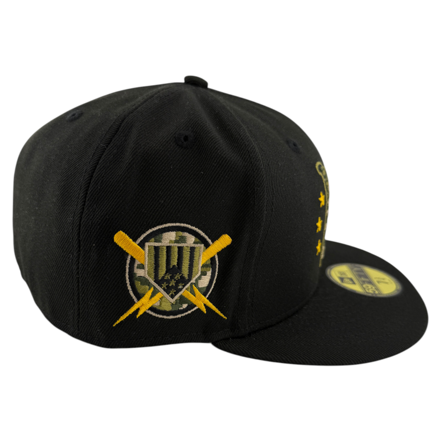 New Era Worcester Red Sox WooSox MiLB Armed Forces Day Camo 59Fifty Fitted Hat