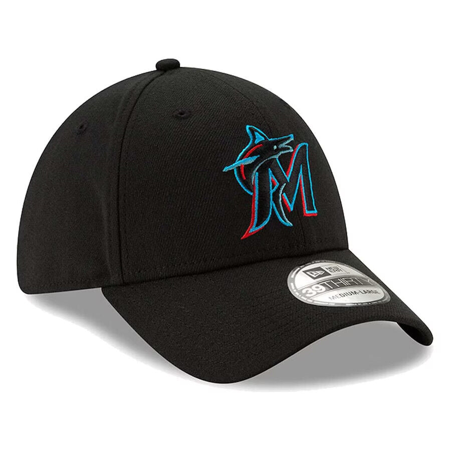 New Era 2019 Miami Marlins MLB Team Classic 39Thirty Stretch Fit Hat Cap