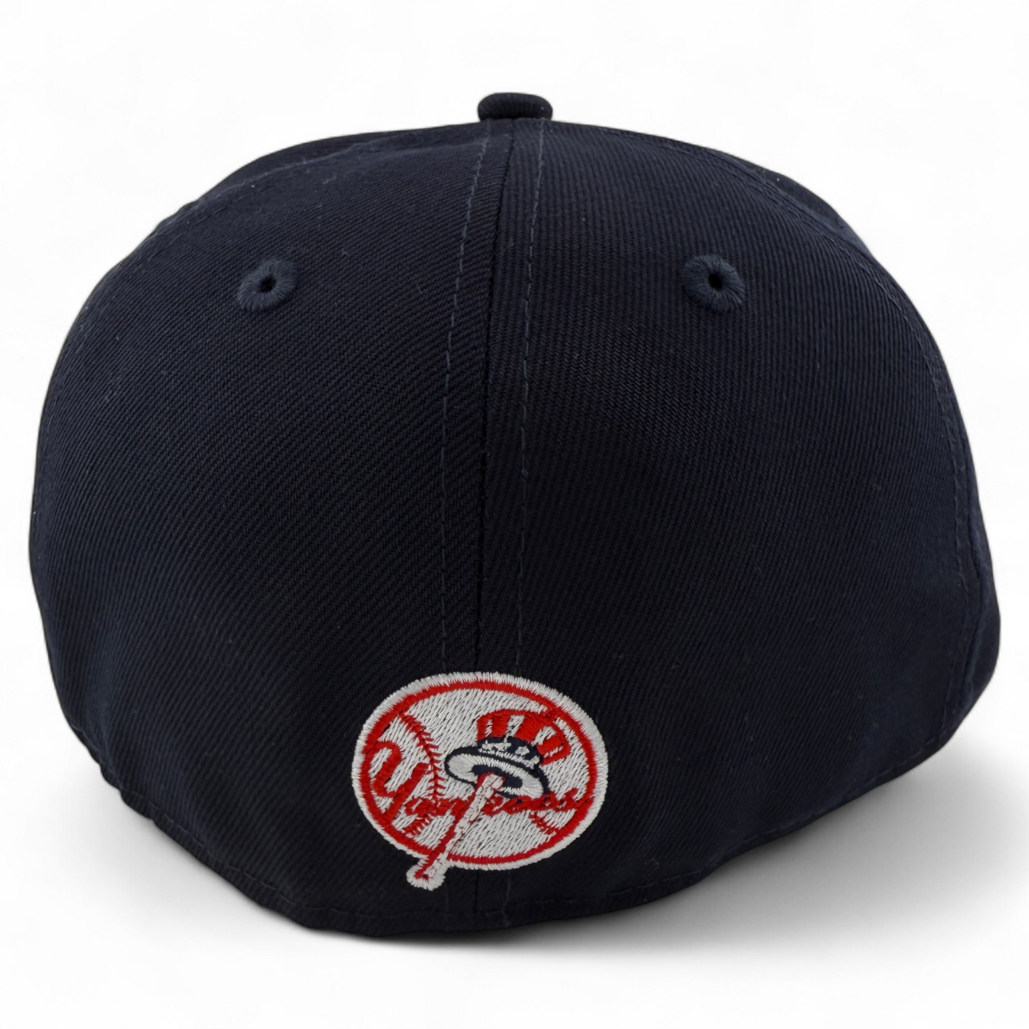 New Era New York Yankees MLB Stacked Logo Navy Blue 59Fifty Fitted Hat Cap