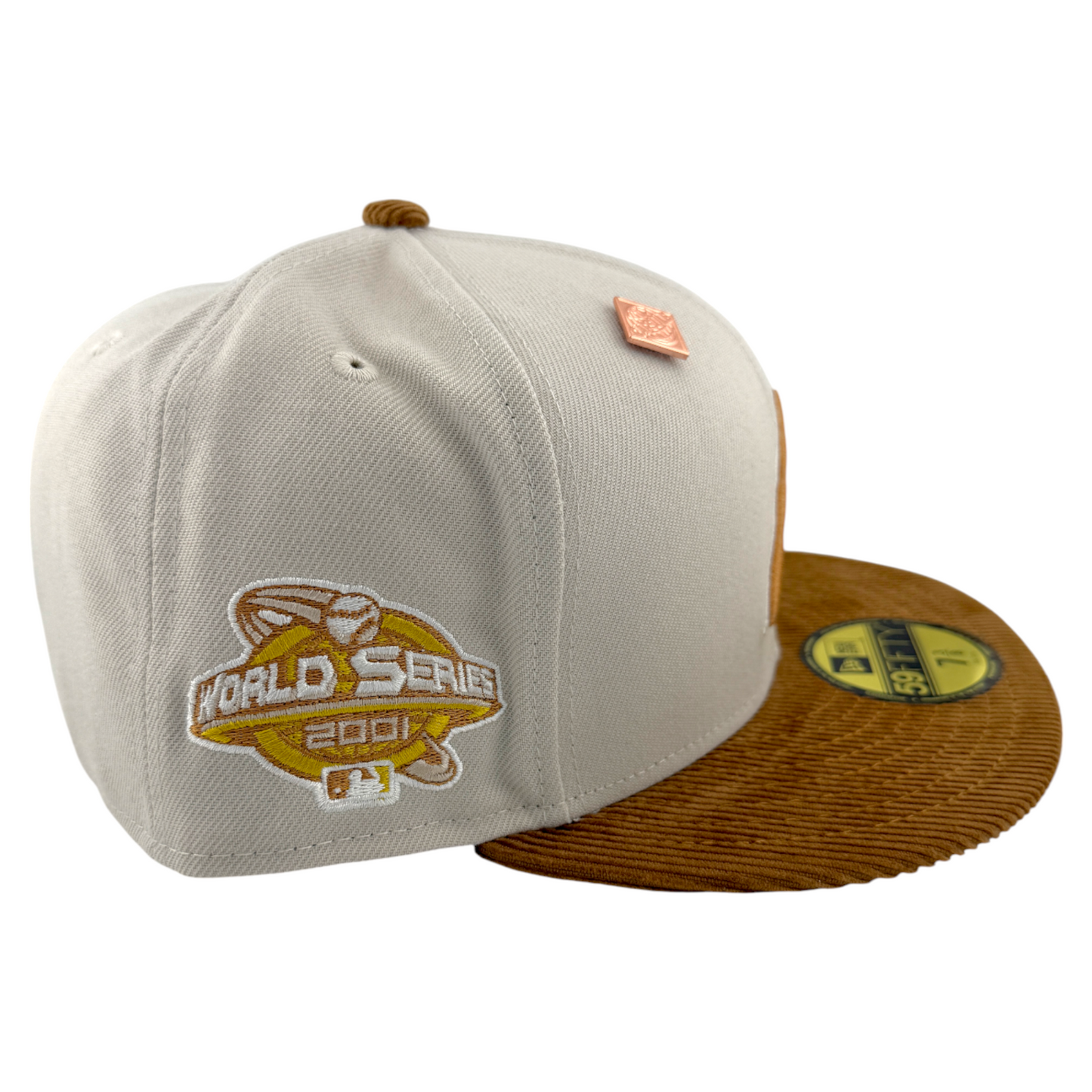 New Era Arizona Diamondbacks Corduroy Visor Capsule Exclusive 59FIFTY Fitted Hat