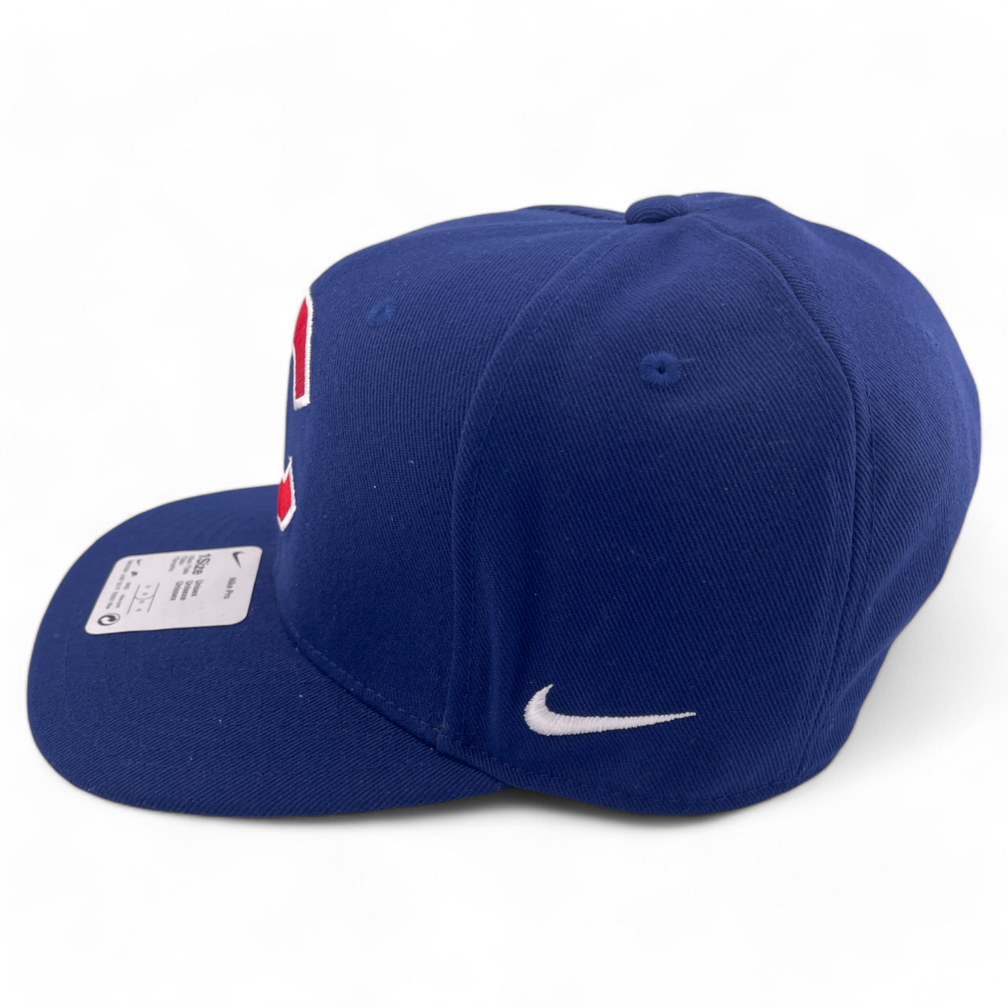 Nike Pro Chicago Cubs MLB Primetime Pro Navy Large Logo Snapback Hat Cap