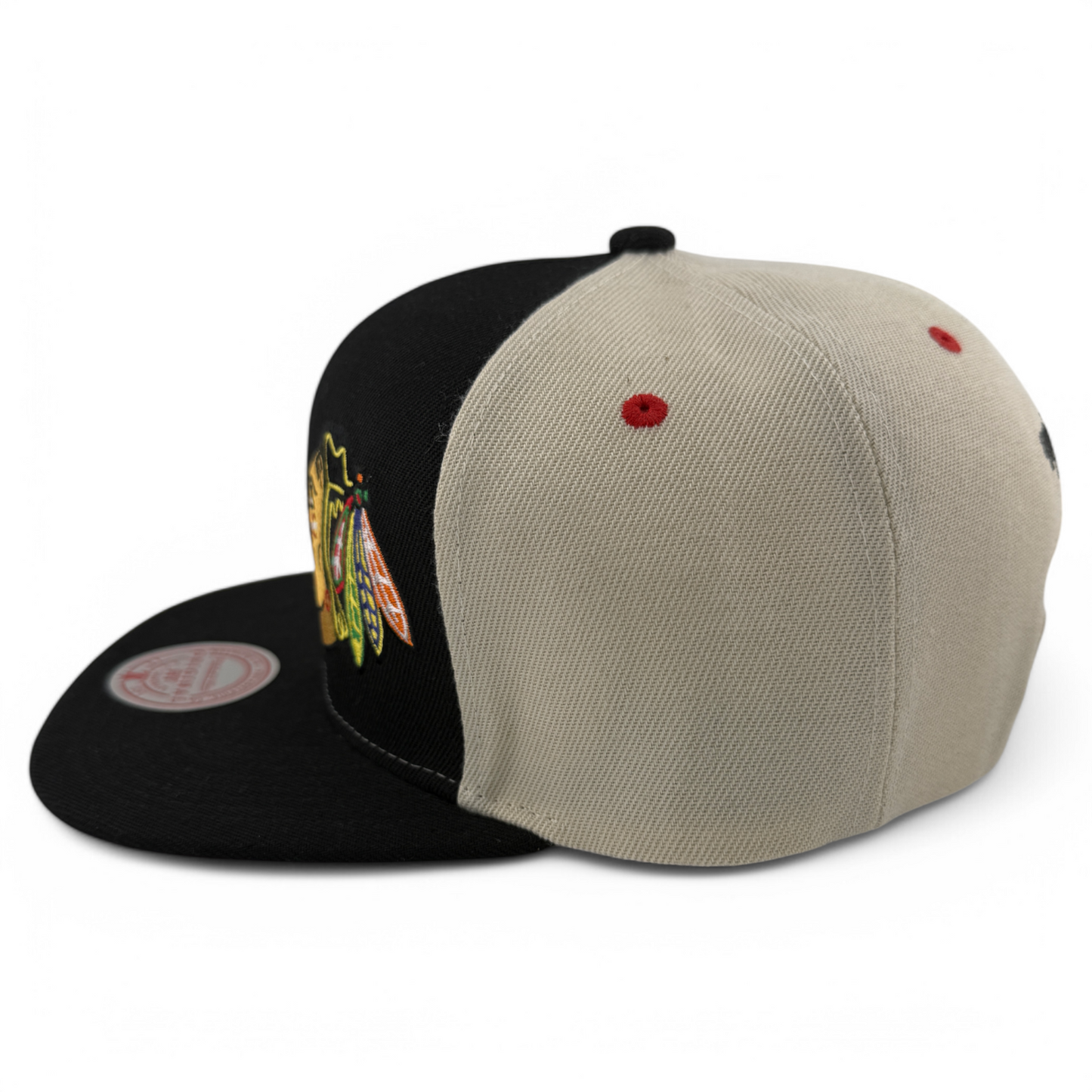 Mitchell & Ness Chicago Blackhawks NHL Pop Panel Original Fit Snapback Hat Cap