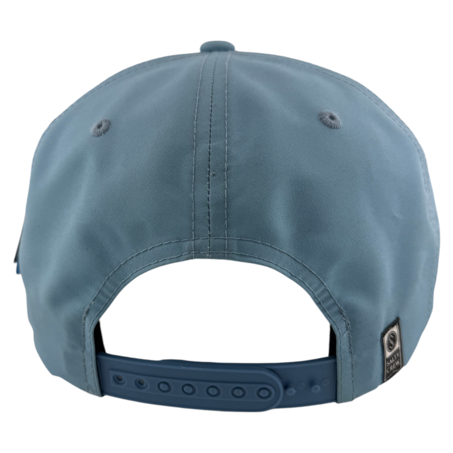 Salty Crew Alpha Tech 5-Panel A-Frame Sky Slate Blue SnapBack Adjustable Hat Cap