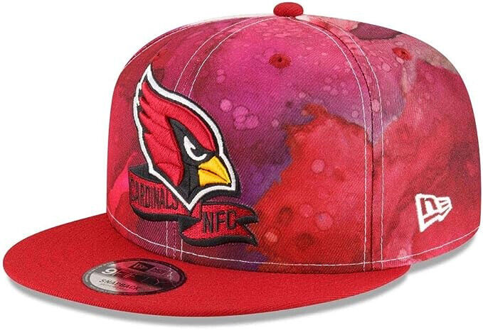 New Era Arizona Cardinals 2022 Sideline NFL Ink Dye Red 9FIFTY Snapback Hat