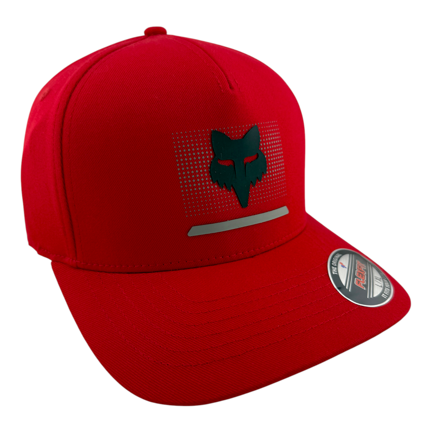 Fox Racing Optical Fox Head Red Sport A-Frame Stretch Flexfit Flex Fit Hat Cap