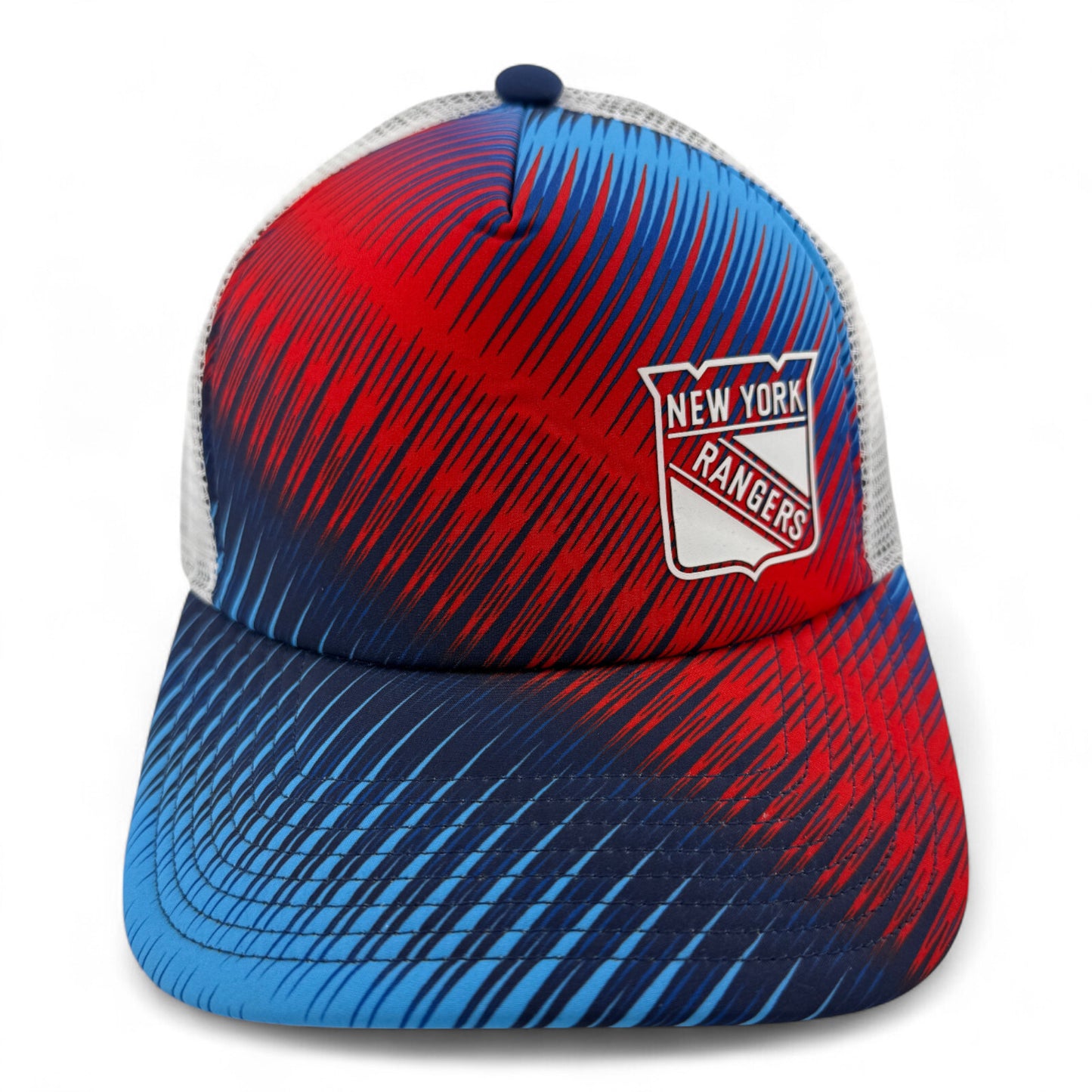 Adidas New York Rangers NHL Foam Trucker A-Frame Snapback Adjustable Hat Cap