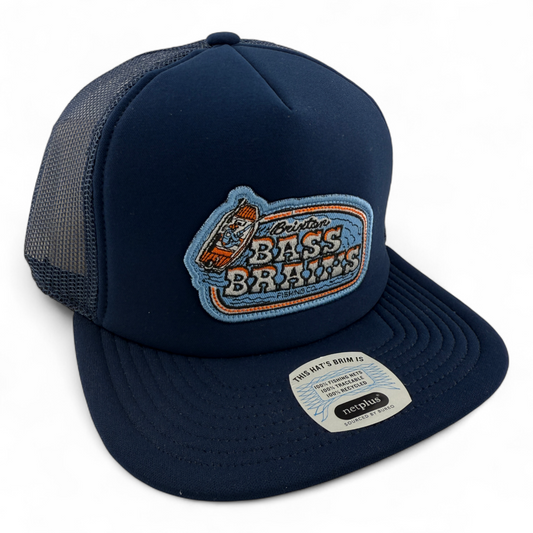 Brixton Company x Bass Brains Boat HP Foam Trucker Snapback Adjustable Hat Cap