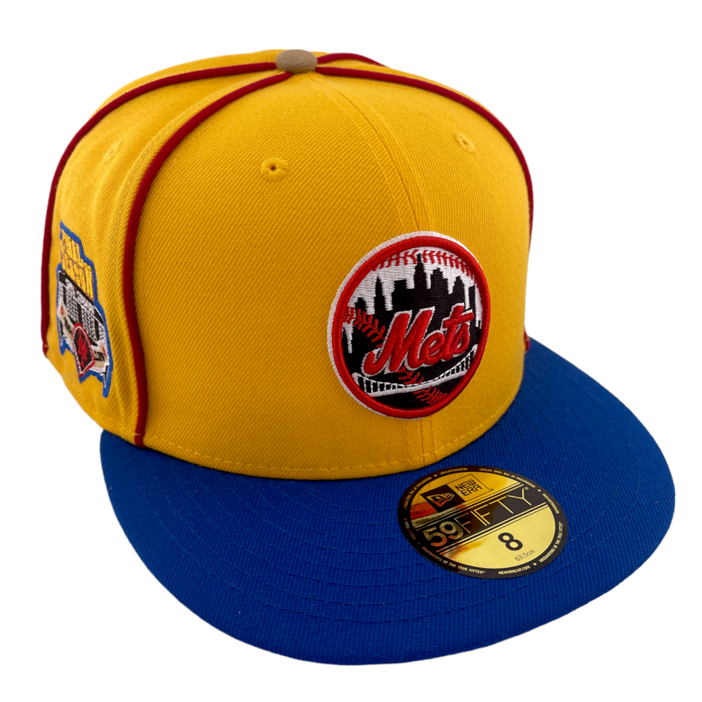 New Era New York Mets MLB Lasso Toy Pack Gold/Blue Tan UV 59Fifty Fitted Hat Cap