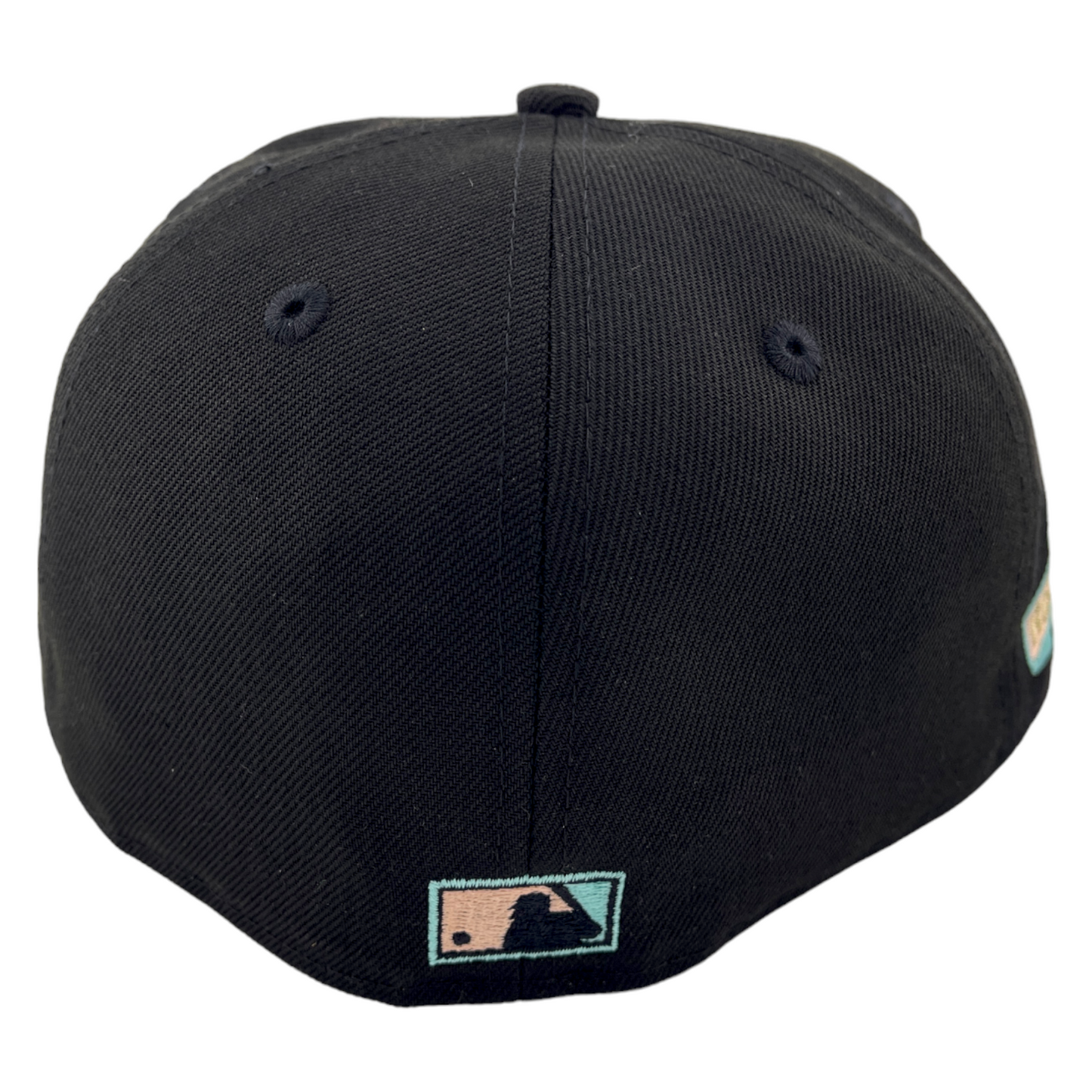 New Era Boston Red Sox MLB Fenway Park Patch Black/Teal 59Fifty Fitted Hat Cap