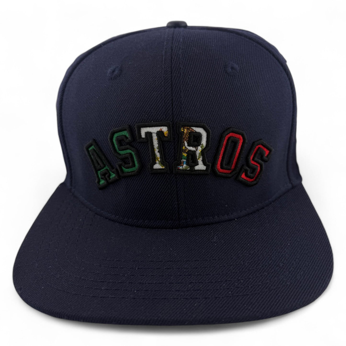 Pro Standard Houston Astros MLB Mexico Flag Logo Navy Adjustable Snapback Hat