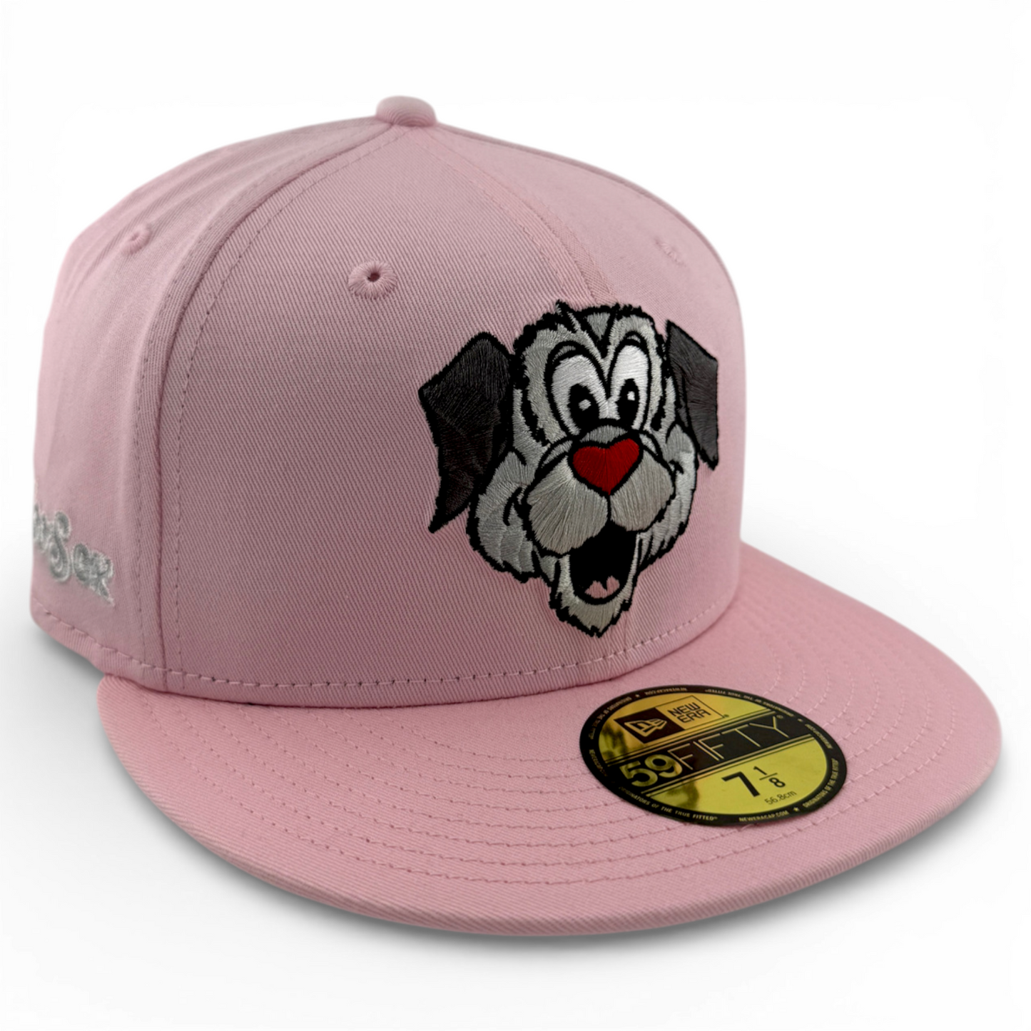 New Era Worcester Red Sox WooSox MiLB Pink Woofster Dog 59Fifty Fitted Hat Cap