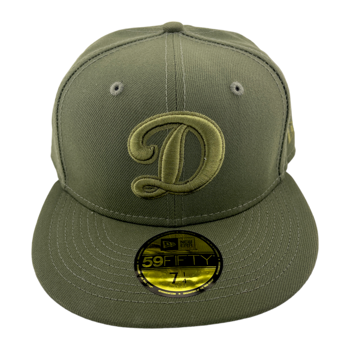 New Era Los Angeles Dodgers LA Olive Color Pack Green/Grey UV 59FIFTY Fitted Hat Cap