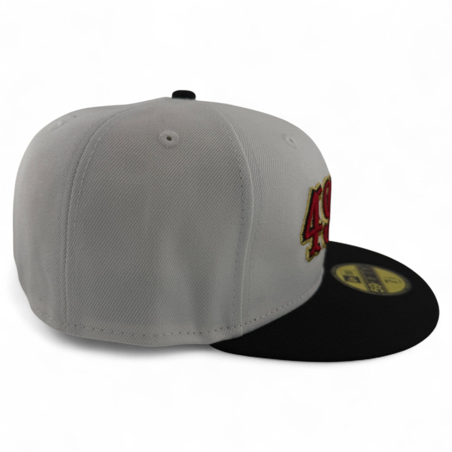 New Era San Francisco 49ers NFL 2 Tone Glitter Script Logo 59FIFTY Fitted Hat