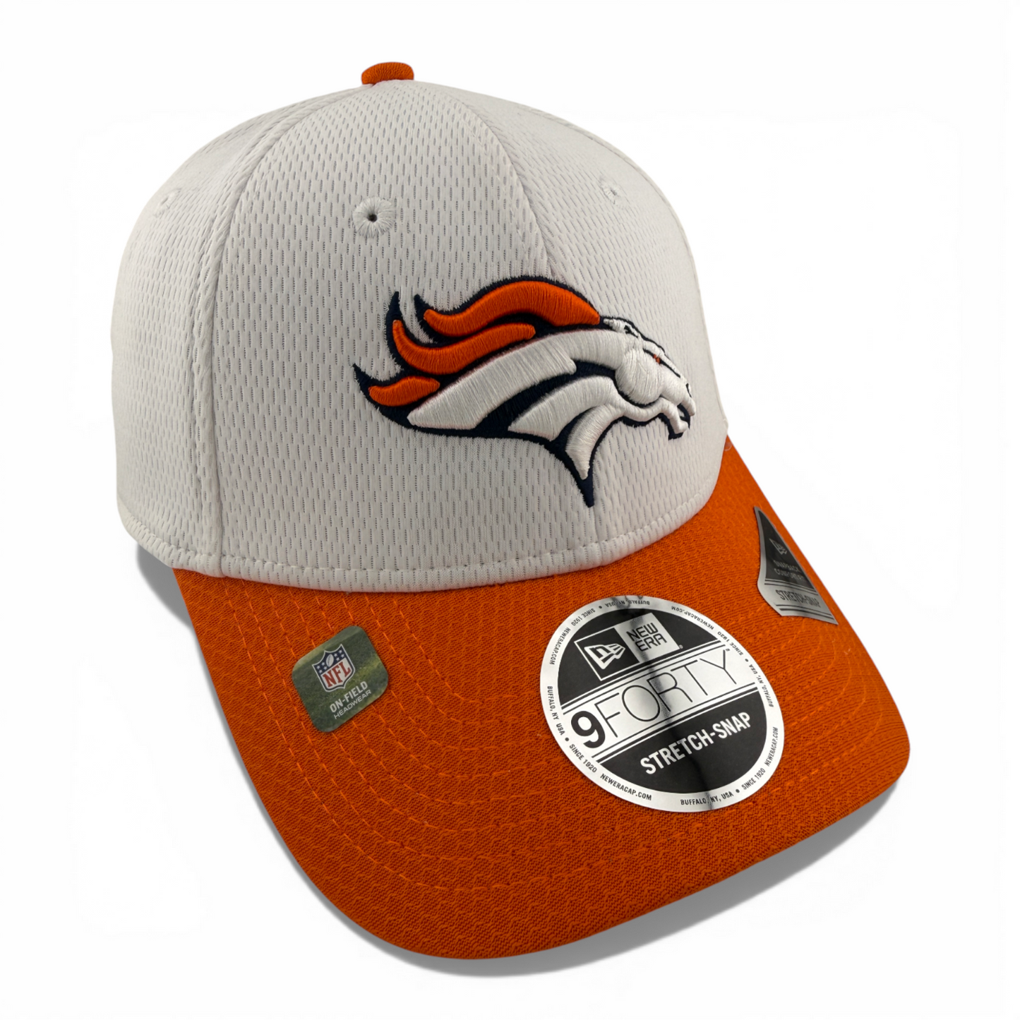 New Era Denver Broncos NFL 2T Dash Tone 9Forty Stretch Adjustable Snapback Hat
