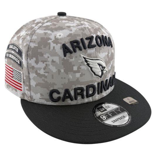 New Era Arizona Cardinals Salute to Service Snow Camo 9Fifty Snapback Adjustable