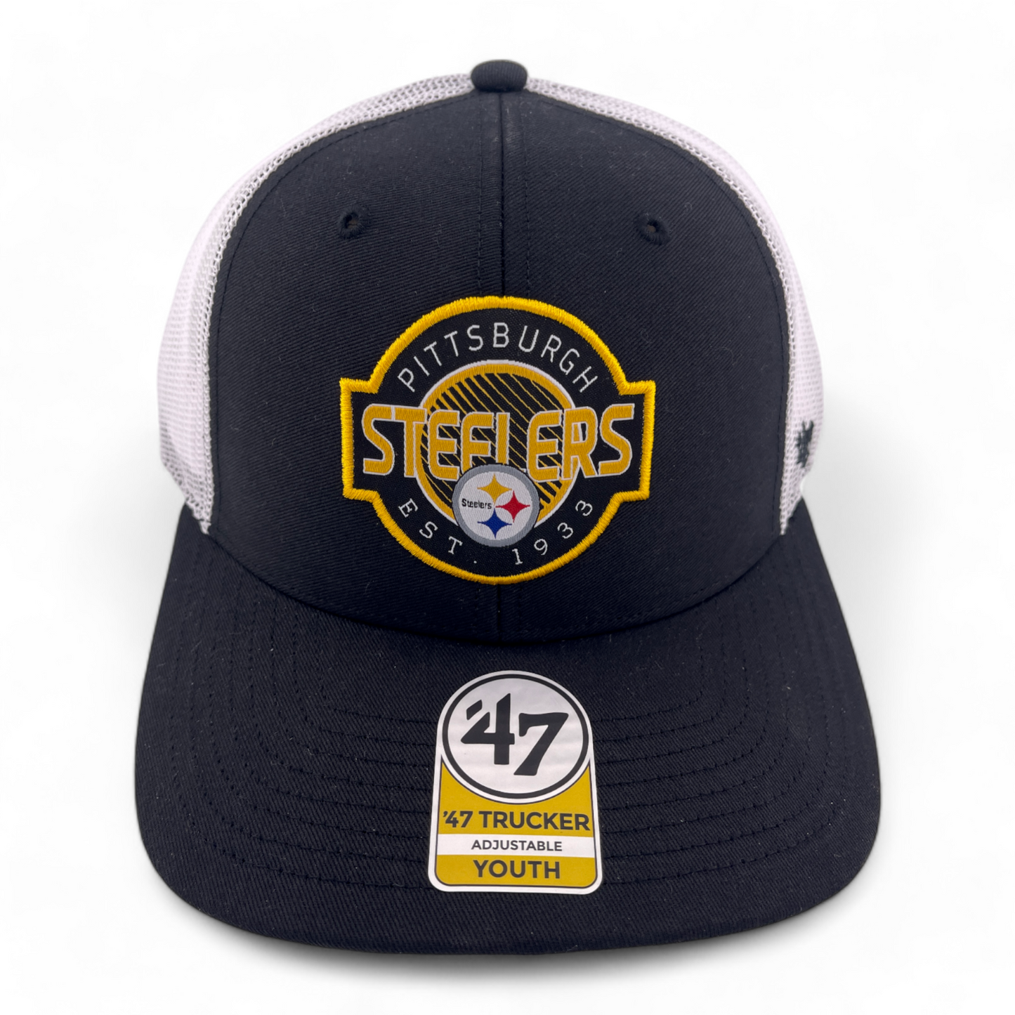 '47 Brand Pittsburgh Steelers NFL Trucker Kids Toddler Child Adjustable Hat Cap