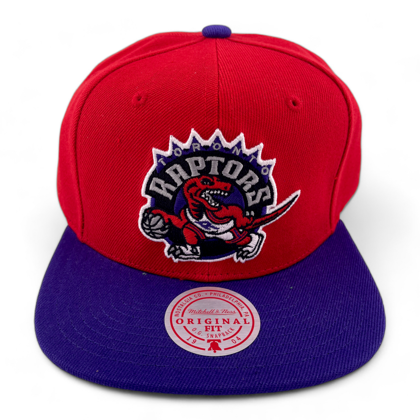 Mitchell & Ness Toronto Raptors NBA Core Basic Logo Pack Purple Snapback Hat Cap