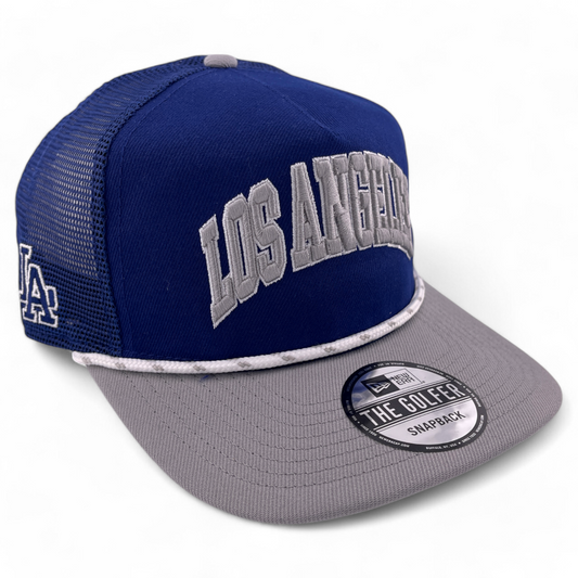 New Era Los Angeles Dodgers MLB The Golfer Rope A-Frame Snapback Adjustable Hat