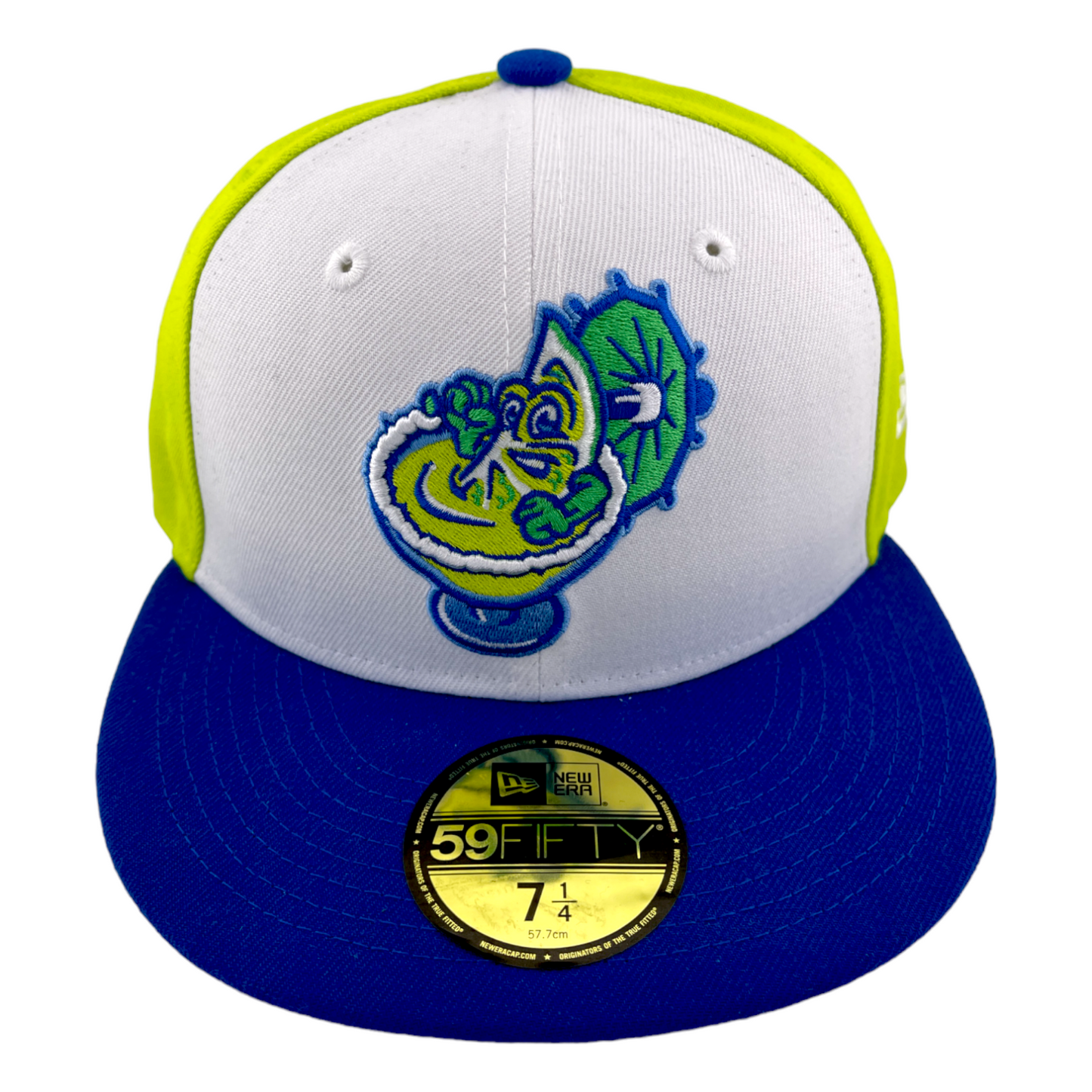 New Era El Paso Margaritas Lime Green/Blue/White/Black MiLB 59Fifty Fitted Hat Cap