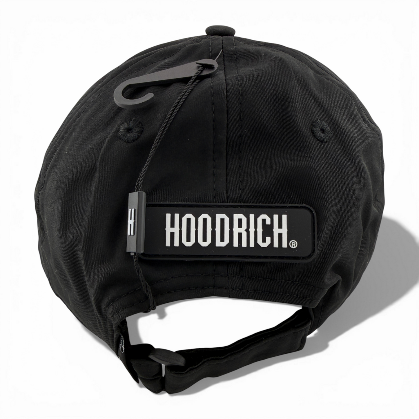 Hoodrich OG Tracks Cap Strapback Internal Zipper Pocket Black Adjustable Hat