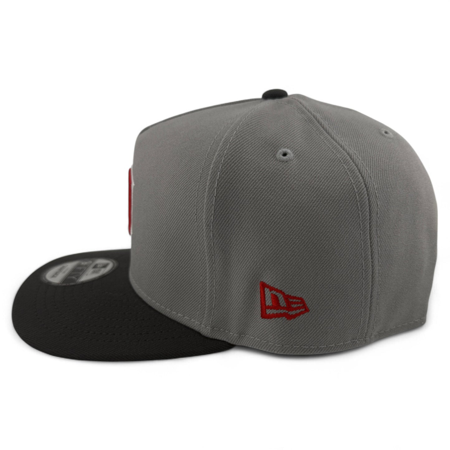 New Era Detroit Tigers MLB Grey A-Frame 9FIFTY Snapback Adjustable Hat Cap