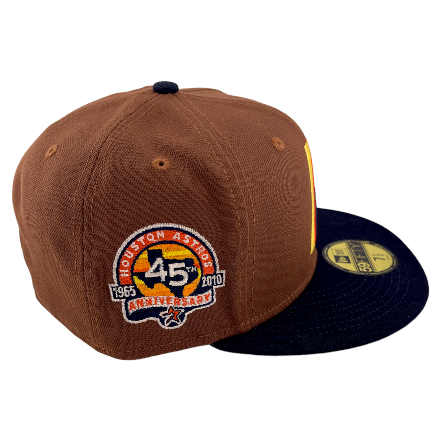 New Era Houston Astros MLB Harvest 45th Anniversary Patch 59Fifty Fitted Hat Cap