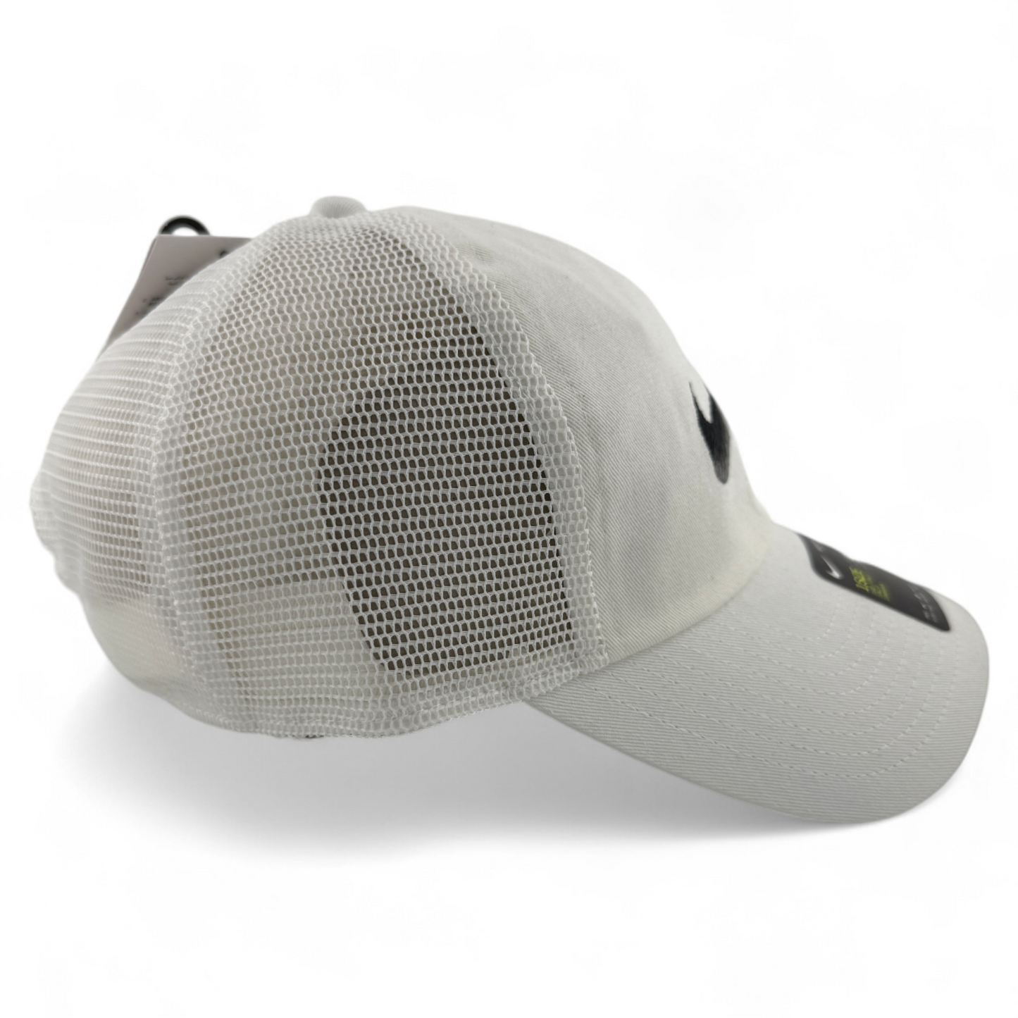 Nike Heritage86 Black Swoosh Curved DC4022-100 Mesh Back Adjustable Dad Hat Cap