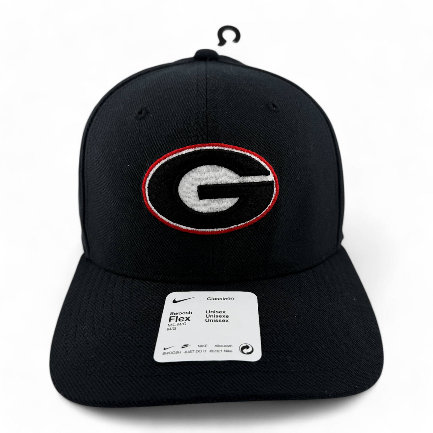 Nike University of Georgia Bulldogs NCAA Classic99 Swoosh Flex Fit Hat Cap M/L