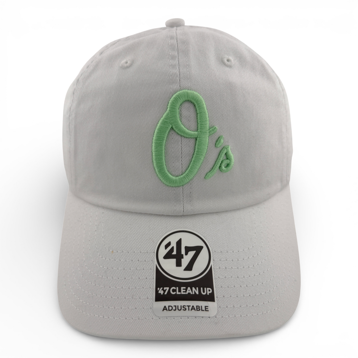 '47 Brand Baltimore Orioles MLB Hemlock Green Clean Up Adjustable Dad Hat Cap