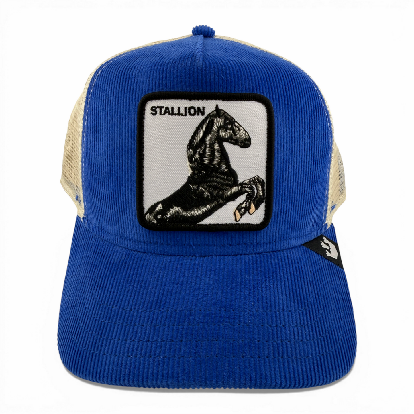 Goorin Bros The Stallion Farm Corduroy Mesh Trucker Snapback Adjustable Hat Cap