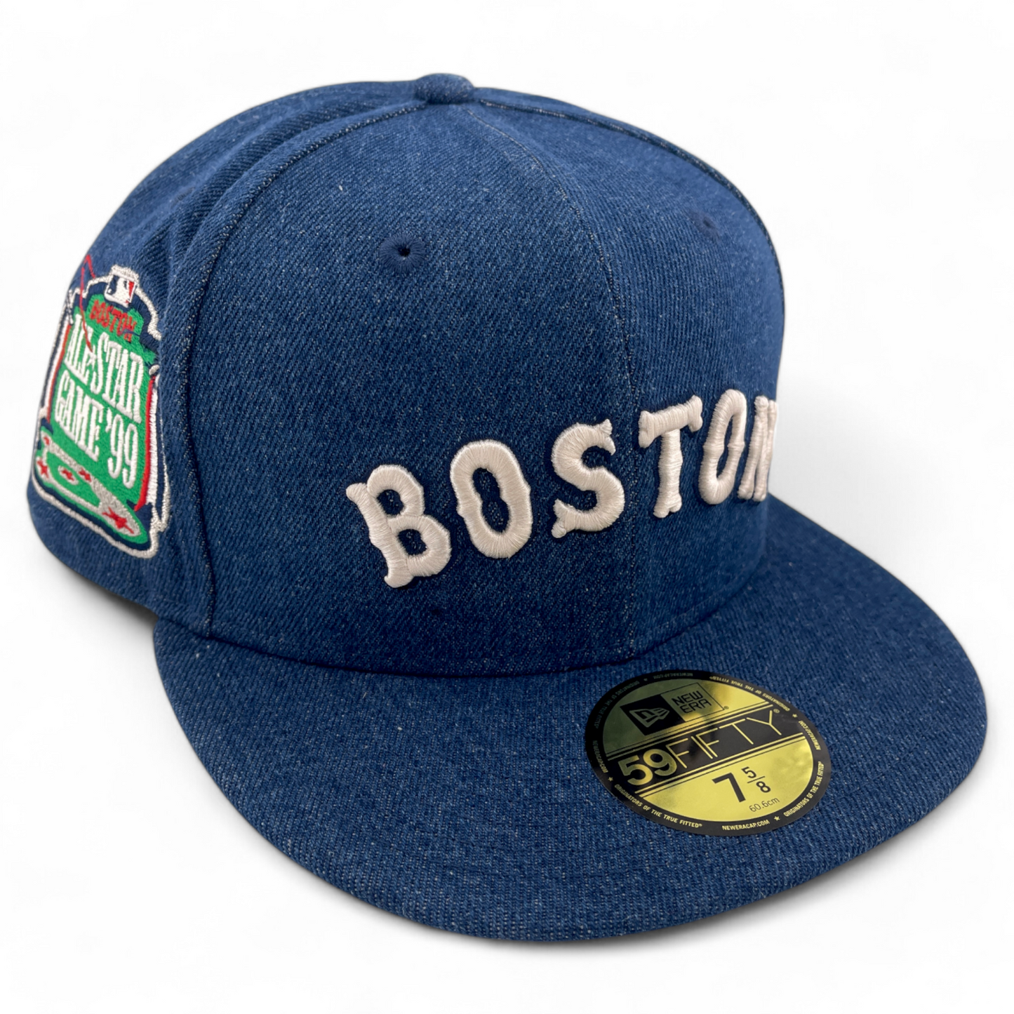 New Era Boston Red Sox MLB Denim 1999 All-Star Game Patch 59FIFTY Fitted Hat