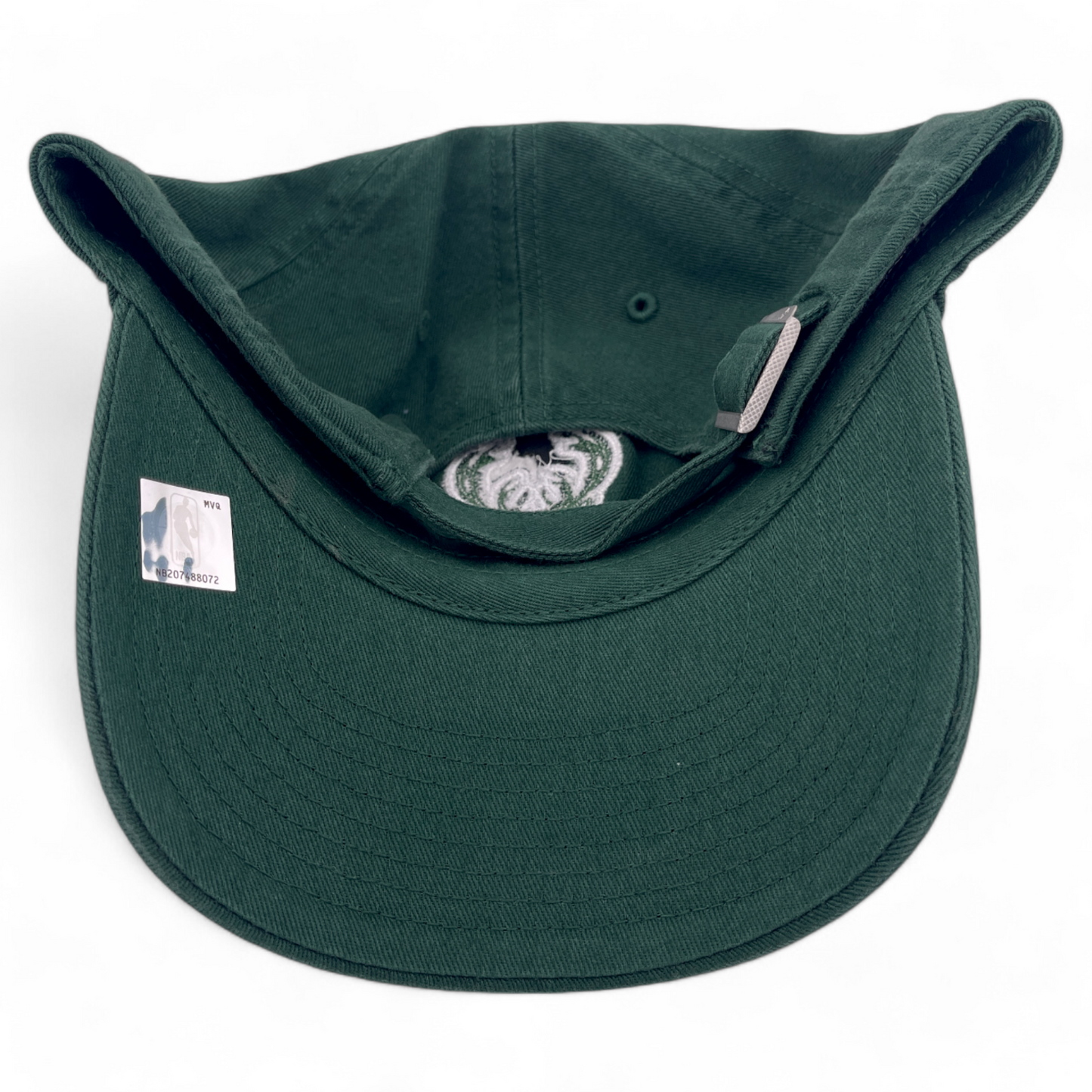 '47 Brand Milwaukee Bucks NBA Green Womens Clean Up Adjustable Dad Hat Cap