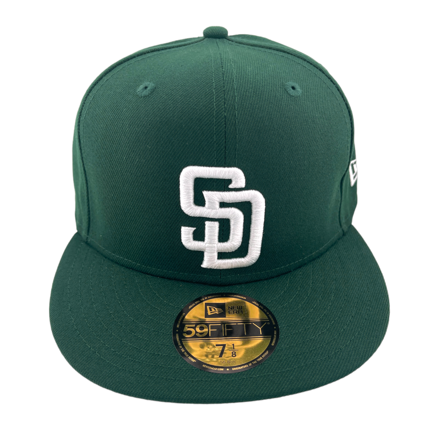 New Era San Diego Padres Dark Green Pack Hunter/Grey UV MLB 59FIFTY Fitted Hat Cap