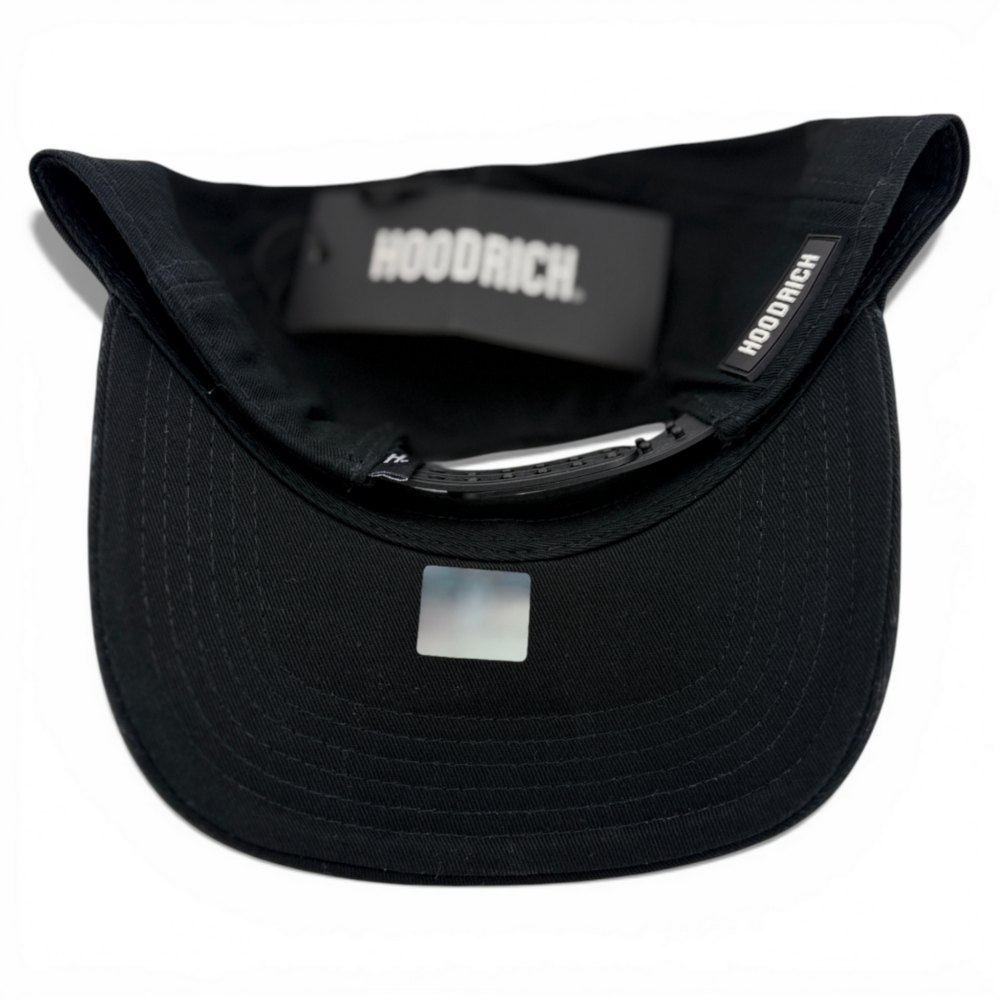 Hoodrich OG Heritage H Internal Zipper Pocket Black Snapback Adjustable Hat Cap