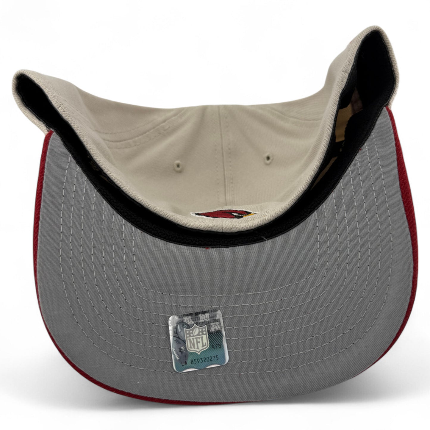 New Era Arizona Cardinals NFL 2023 Draft Hat Logo Tan 39Thirty Flex Fit Hat Cap