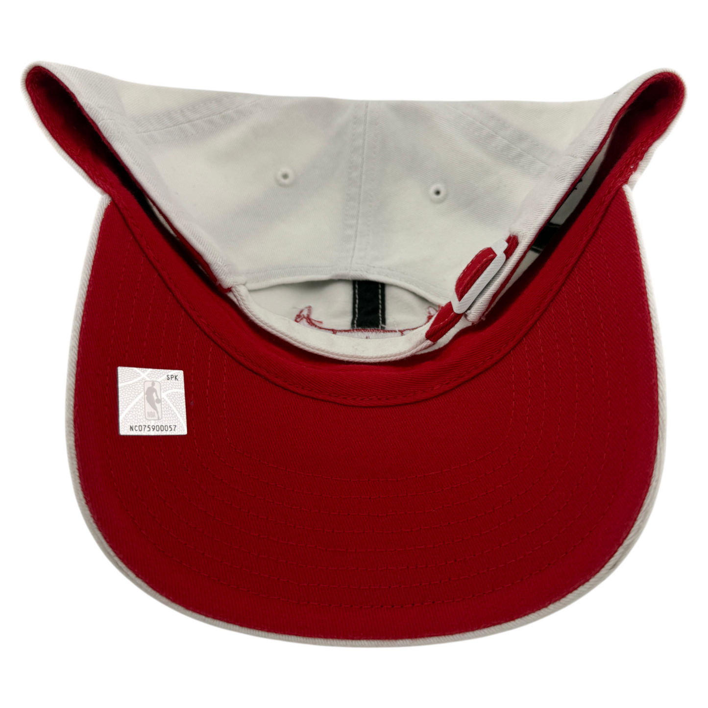 '47 Brand Chicago Bulls NBA White Noise Clean Up Strapback Adjustable Dad Hat