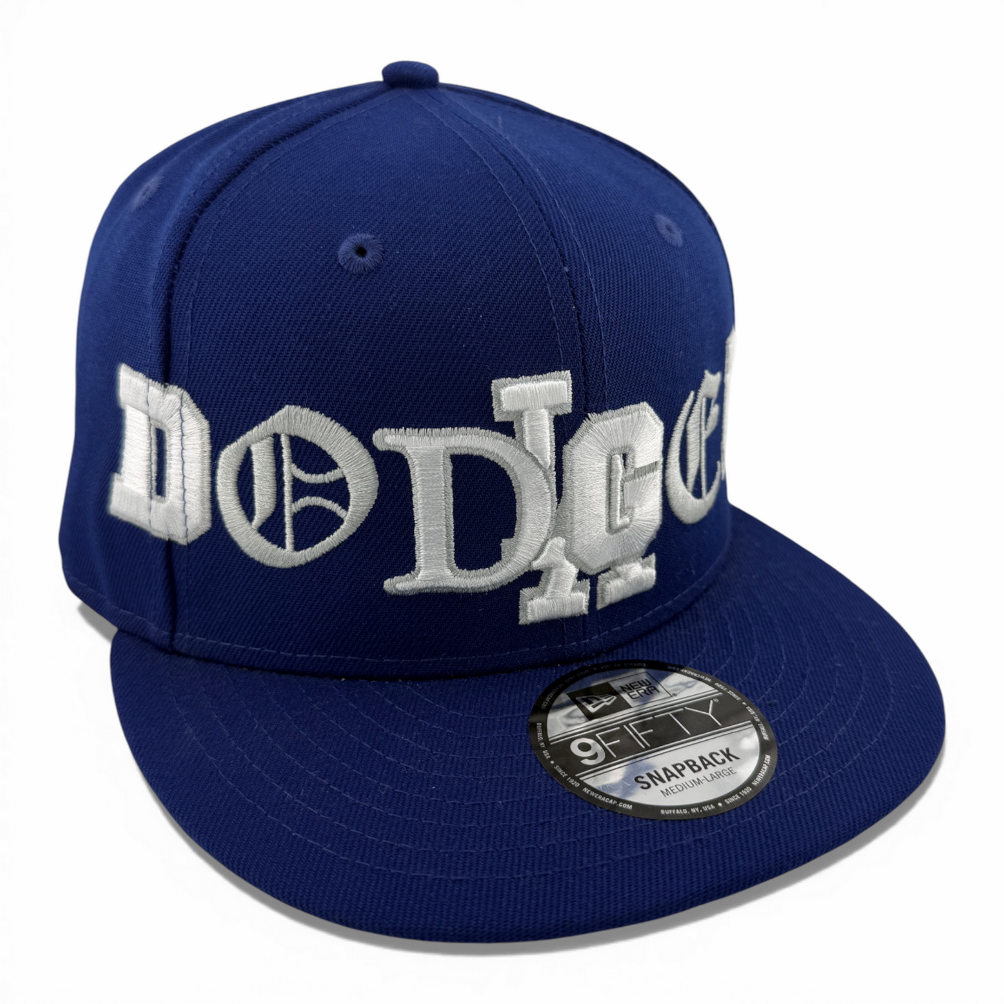 New Era Los Angeles Dodgers MLB Team Typography 9FIFTY Snapback Adjustable Hat