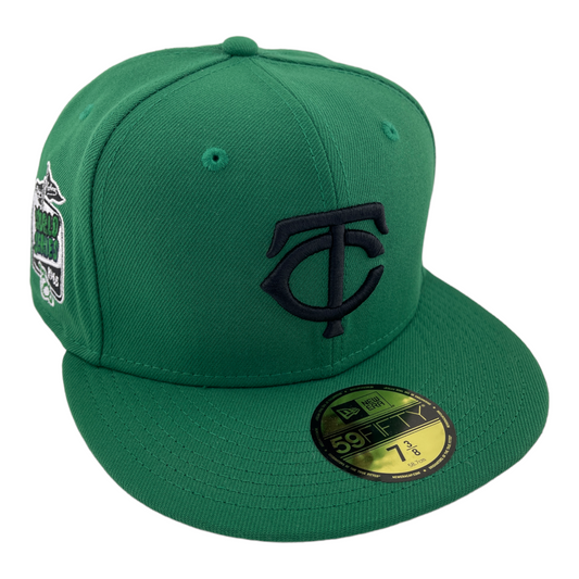 New Era Minnesota Twins 1965 World Series Patch GSC Pack Green 59FIFTY Hat Cap