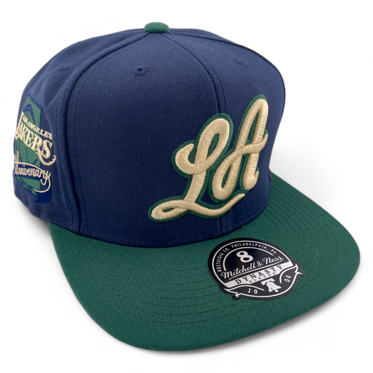 Mitchell & Ness Los Angeles Lakers NBA HWC Grassland Pack Tan UV Fitted Hat Cap