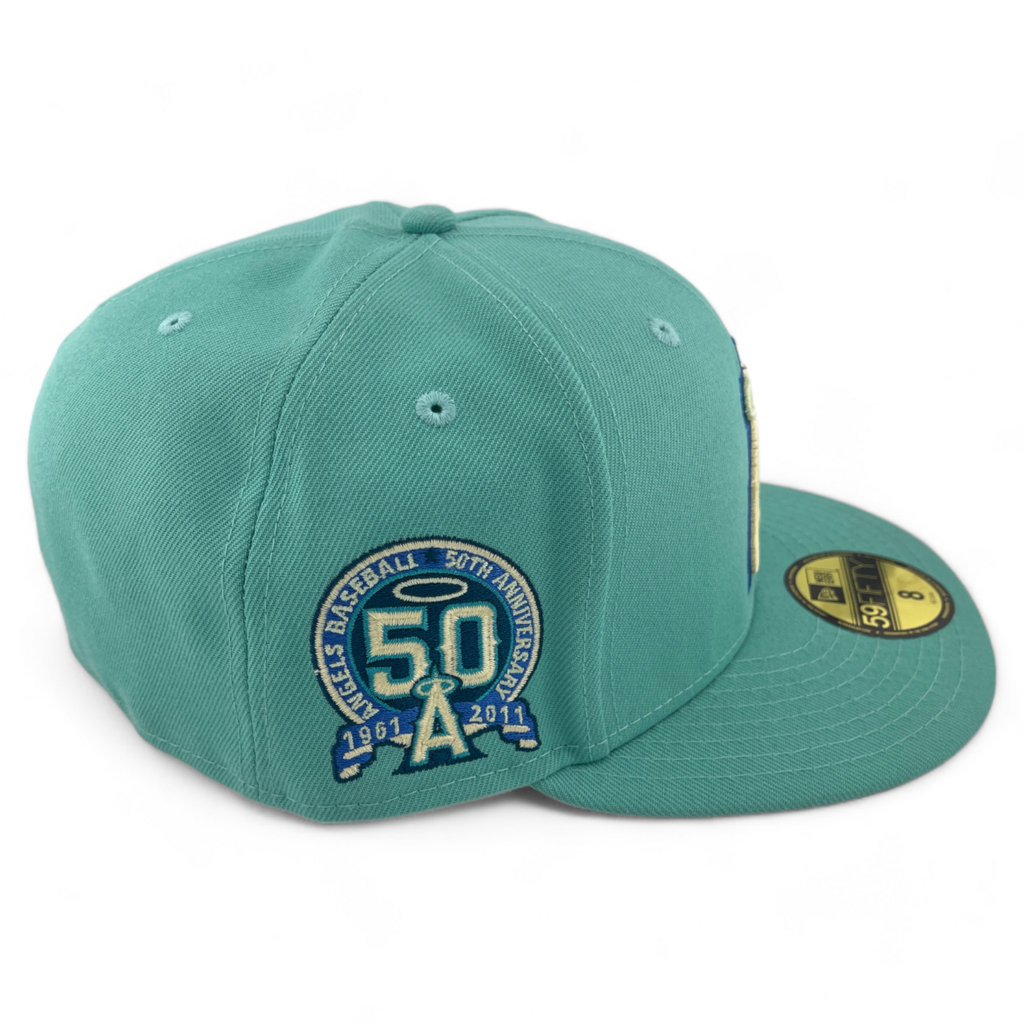 New Era Los Angeles Angels MLB 50th Anniversary Beach Glass Pack 59FIFTY Hat Cap