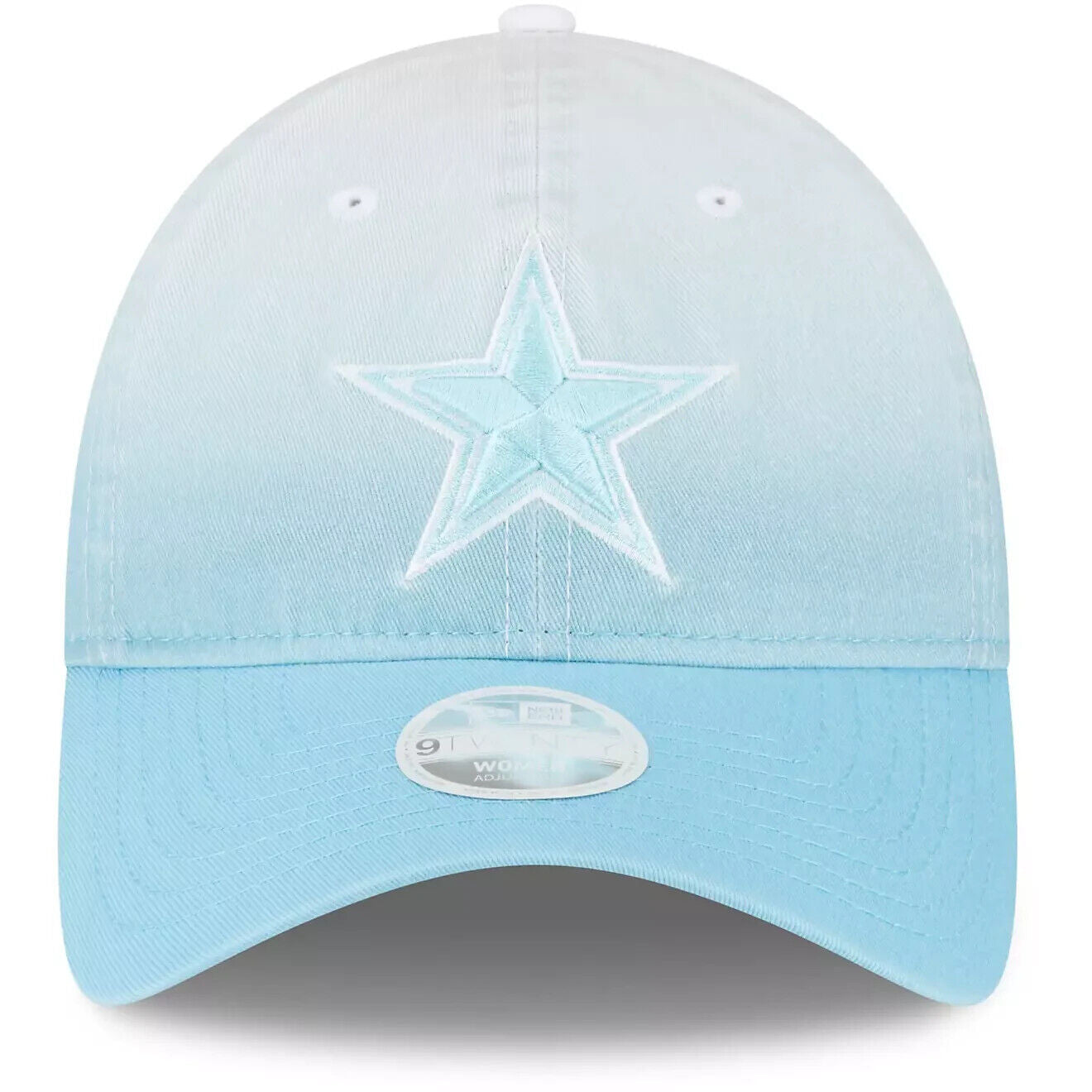 New Era Dallas Cowboys NFL Teal/White Fade Womens 9Twenty Adjustable Dad Hat Cap