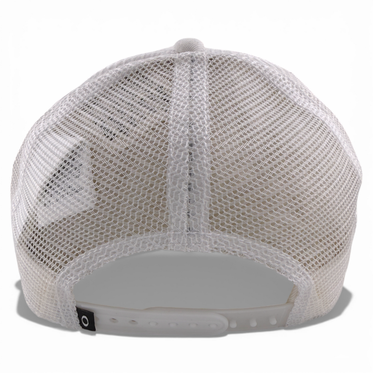 Oakley Ellipse White Black/Logo Trucker Mesh Back Adjustable SnapBack Hat Cap