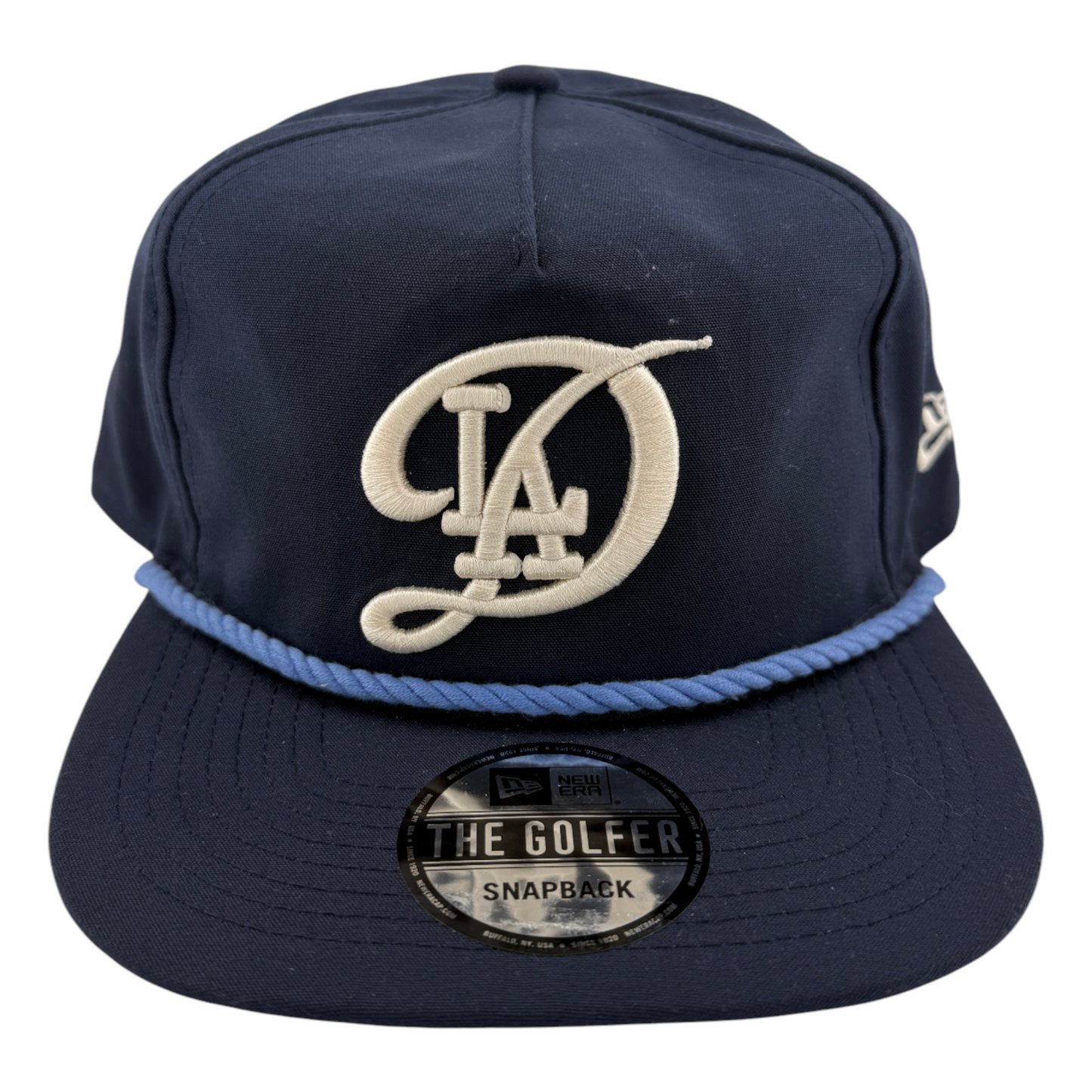 New Era Los Angeles Dodgers City Connect Golfer Navy A-Frame Snapback Adjustable