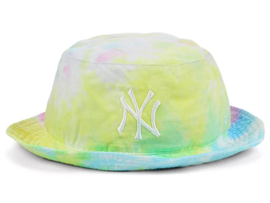 47' Brand New York Yankees MLB Yellow Tie Dye Boonie Truckin' Bucket Hat OSFA