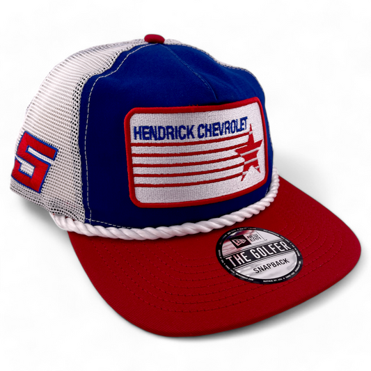 New Era Hendrick Chevrolet Nascar #5 The Golfer Rope A-Frame Snapback Adjustable