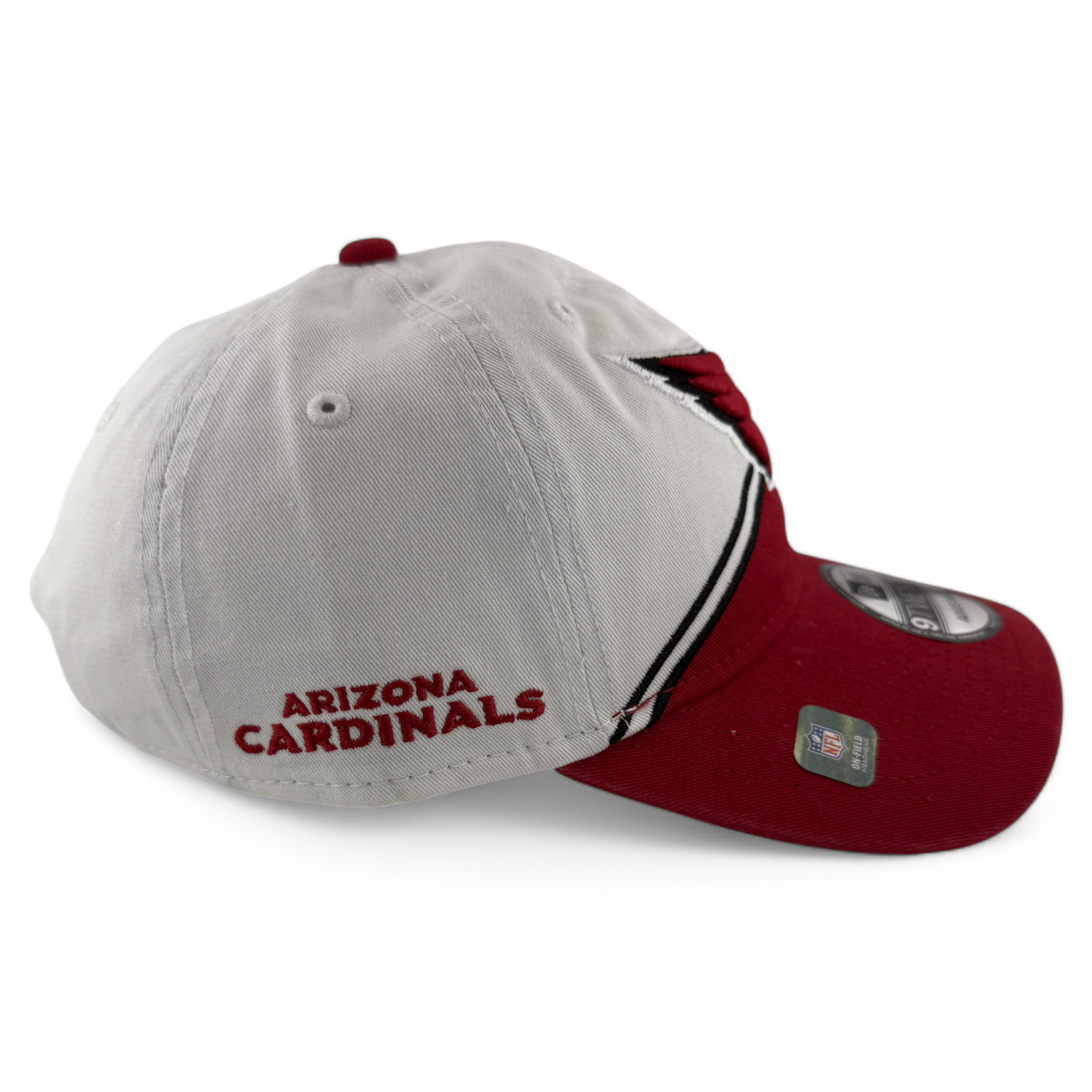 New Era Arizona Cardinals NFL 2023 Sideline White 9Twenty Adjustable Dad Hat Cap