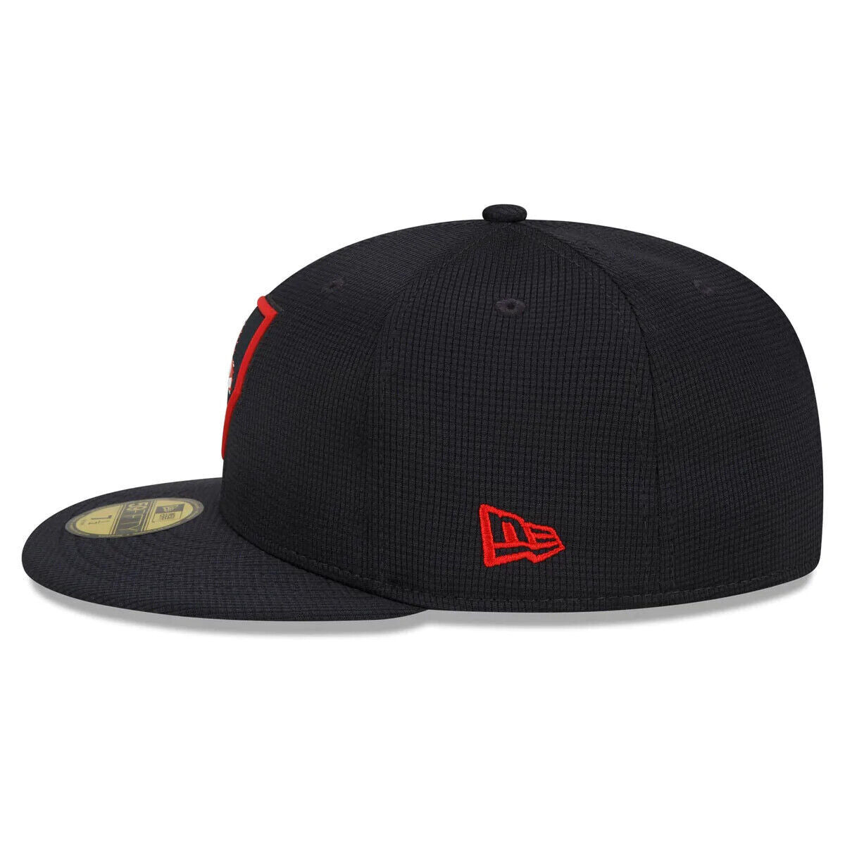 New Era Boston Red Sox MLB 2022 Clubhouse Raised Logo Blue 59FIFTY Fitted Hat Cap