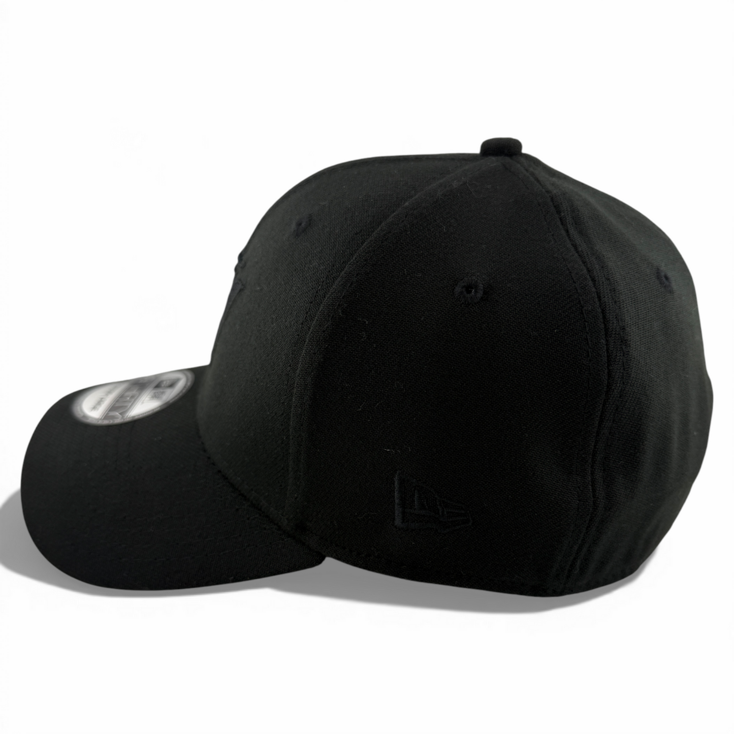 New Era Miami Marlins MLB All Blackout Blacked Out 39Thirty Flex Fit Hat Cap
