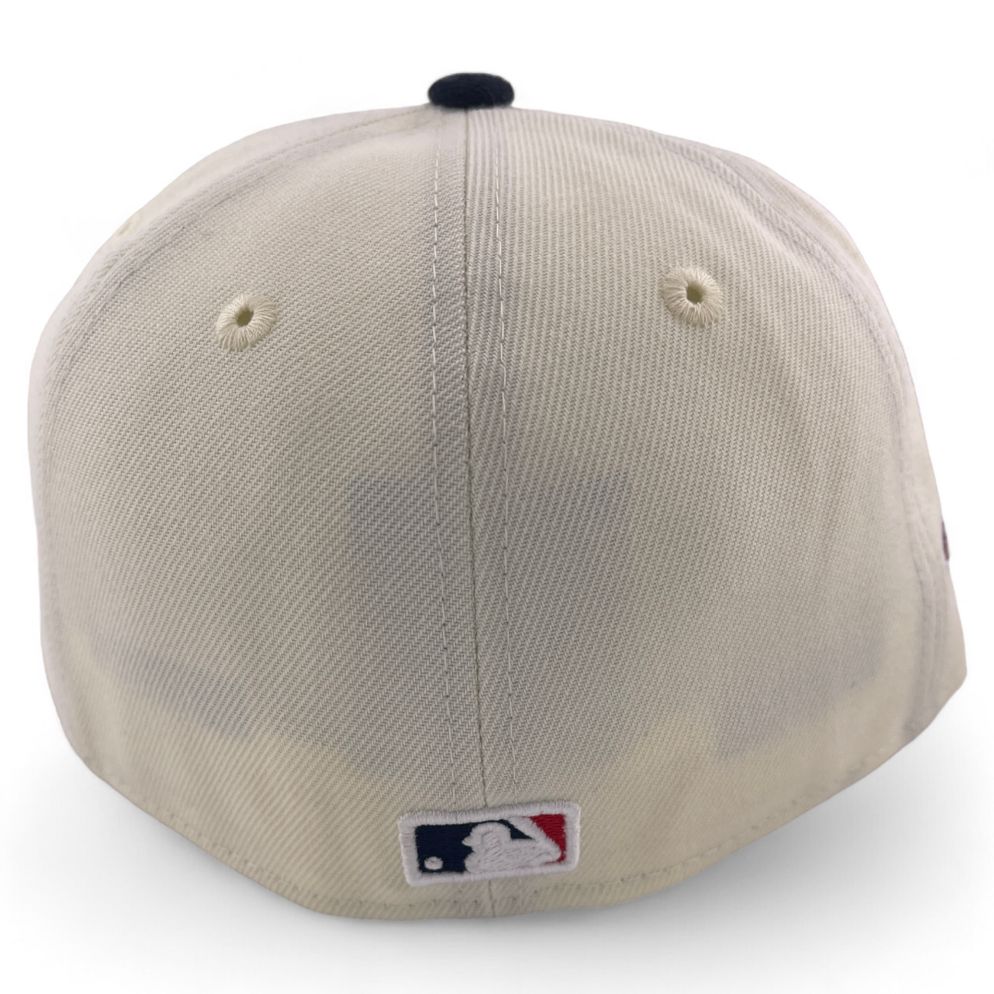 New Era Cleveland Guardians MLB Retro E1 Ivory Pack Patch 59FIFTY Fitted Hat Cap