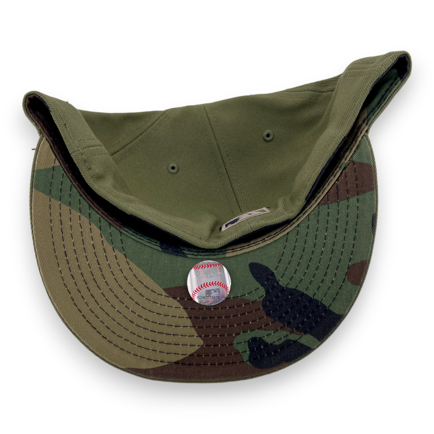 New Era Tampa Bay Rays 10th Anniversary Patch Olive Green/Camo UV 59FIFTY Hat Cap